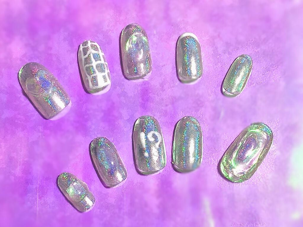 ジェルネイル(ライト対応)/セリア/ジェルネイルを使ったクチコミ(2枚目)