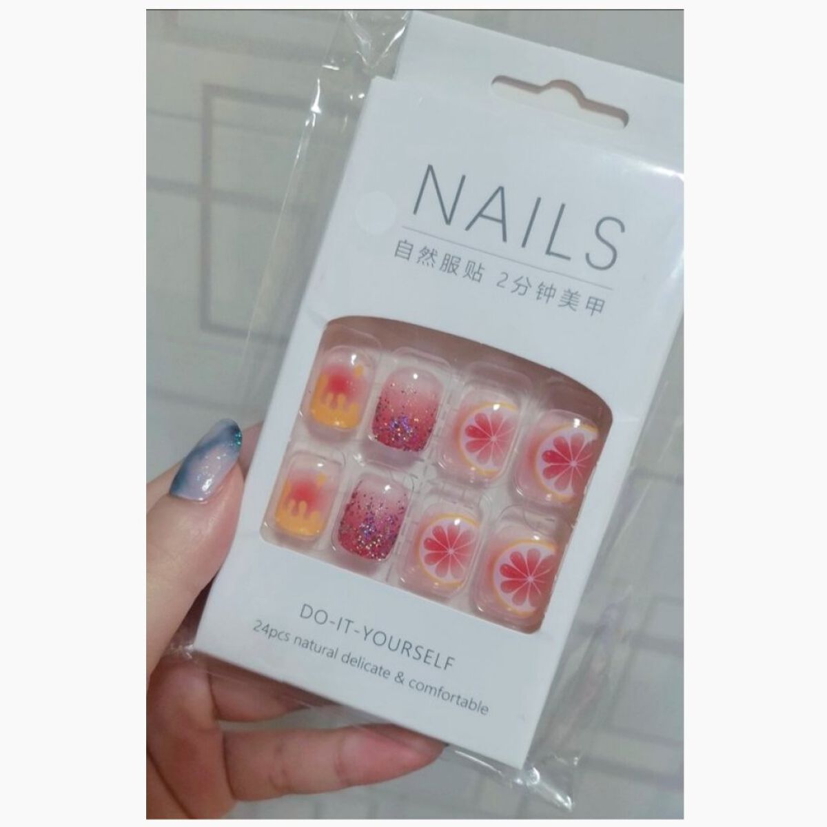 ネイルチップ/SHEIN/ネイルチップ・パーツを使ったクチコミ（1枚目）