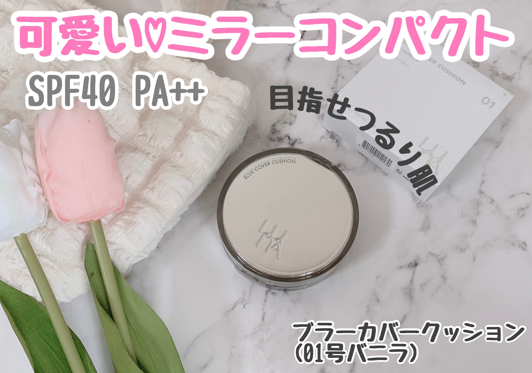 ブラーカバークッション/LUNA/クッションファンデーションを使ったクチコミ（1枚目）