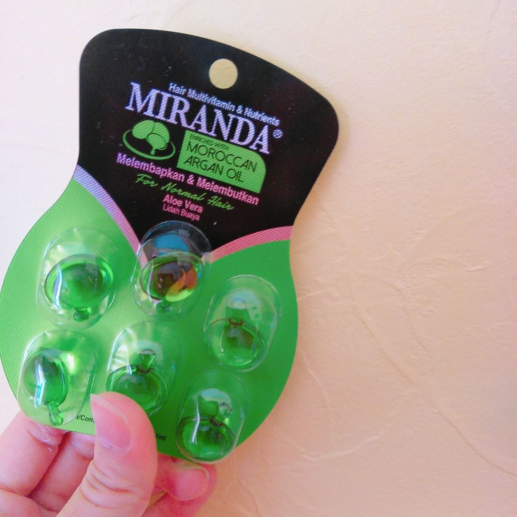 ヘアビタミン モイスチャーヘアオイル/MIRANDA/ヘアオイルを使ったクチコミ（1枚目）