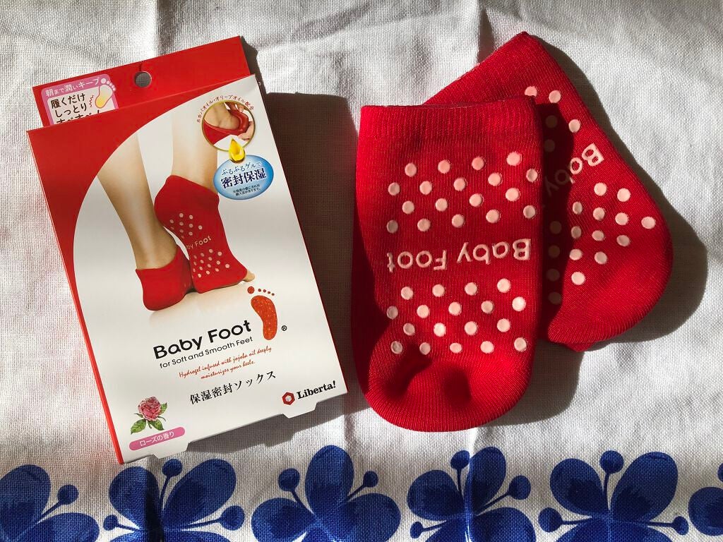 ベビーフット 保湿密封ソックス/ベビーフット/レッグ・フットケアを使ったクチコミ(1枚目)