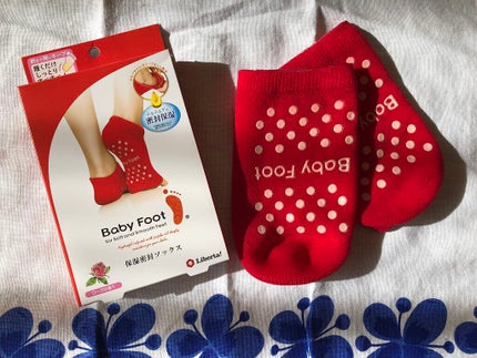 ベビーフット 保湿密封ソックス/ベビーフット/レッグ・フットケアを使ったクチコミ(1枚目)