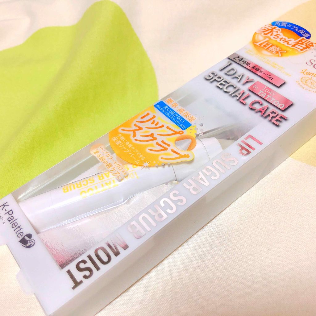 リップシュガースクラブモイストa/K-パレット/リップスクラブを使ったクチコミ(1枚目)