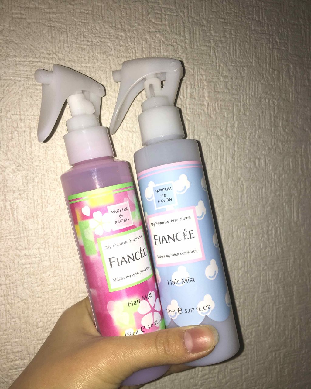 フレグランスヘアミスト ピュアシャンプーの香り/フィアンセ/ヘアミストを使ったクチコミ（2枚目）