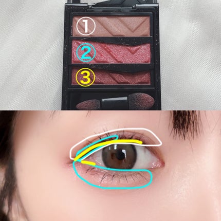 パーツリサイズシャドウ PK-1 レトロピンク/KATE/アイシャドウパレットの画像