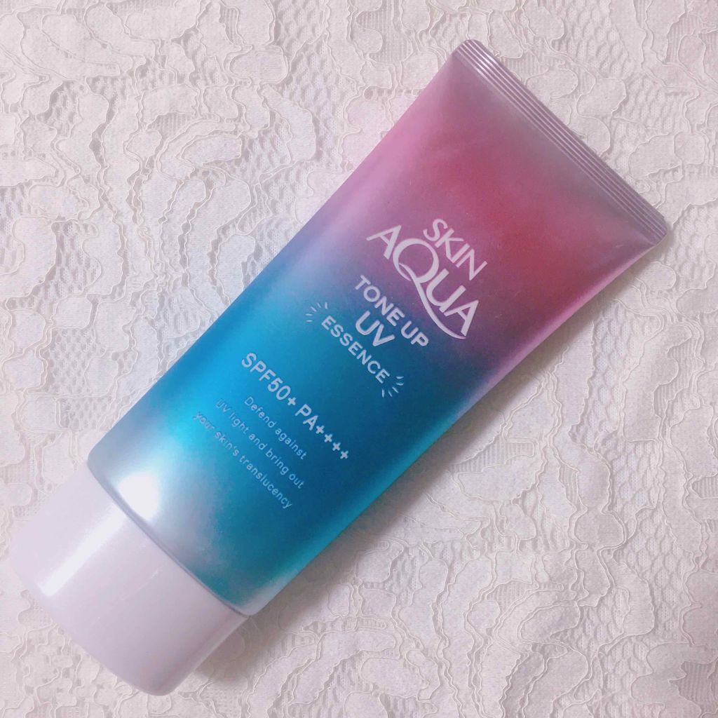 スキンアクア トーンアップUVエッセンス/スキンアクア/日焼け止めクリームを使ったクチコミ（1枚目）