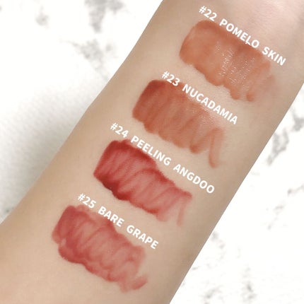 ジューシーラスティングティント/rom&nd/リップティントを使ったクチコミ(7枚目)