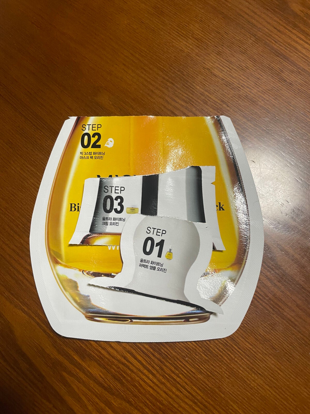 Big3 Step Whitening Mask Pack/MIGUHARA/シートマスク・パックを使ったクチコミ(2枚目)