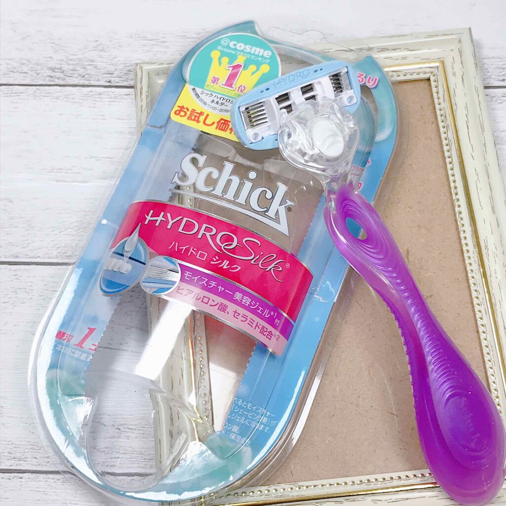 ハイドロシルク ホルダー (刃付き) お試し用/ハイドロシルク/シェーバーを使ったクチコミ(1枚目)