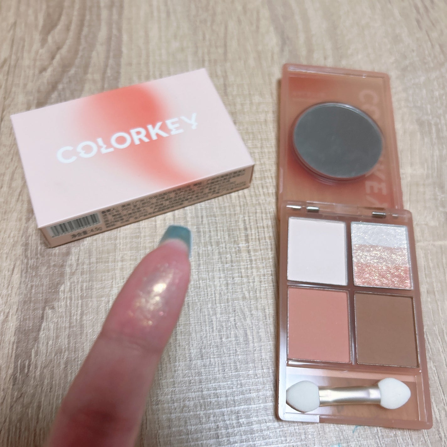 四色アイシャドウパレット/COLORKEY/アイシャドウパレットを使ったクチコミ(1枚目)