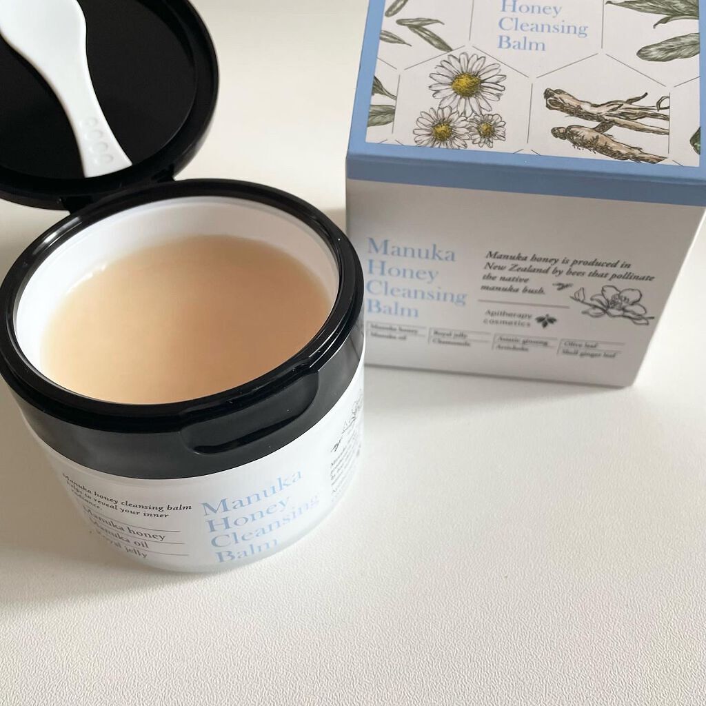 マヌカハニー クレンジングバーム/アピセラピーコスメティクス/クレンジングバームを使ったクチコミ（2枚目）