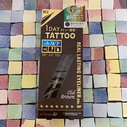 リアルラスティングアイライナー24hWP/K-パレット/リキッドアイライナーを使ったクチコミ(1枚目)