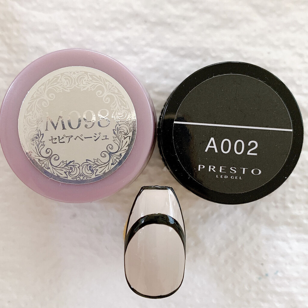 プリジェルミューズ M098 セピアベージュ/プリジェル/ジェルネイルを使ったクチコミ（2枚目）