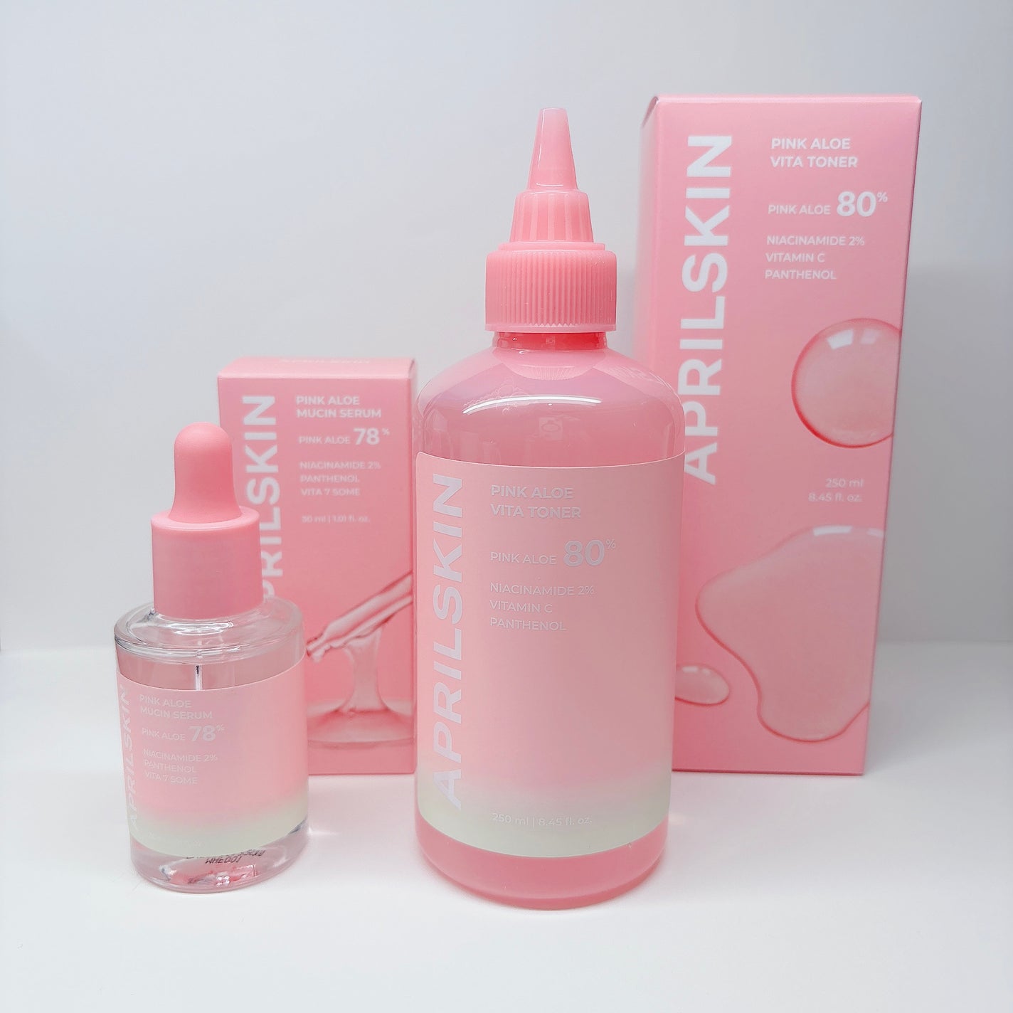 ピンクアロエビタトナー/APRILSKIN/化粧水を使ったクチコミ(6枚目)