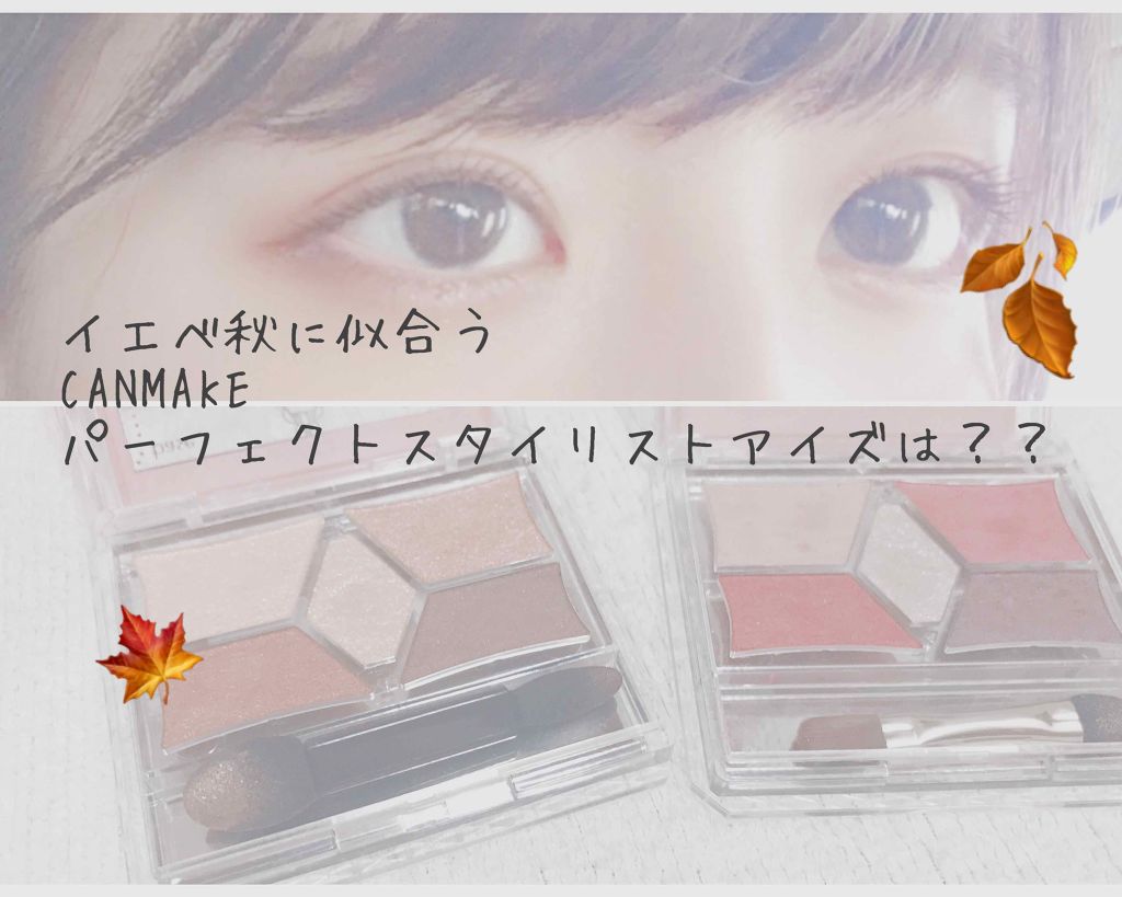 【旧品】パーフェクトスタイリストアイズ/キャンメイク/アイシャドウパレットを使ったクチコミ（1枚目）
