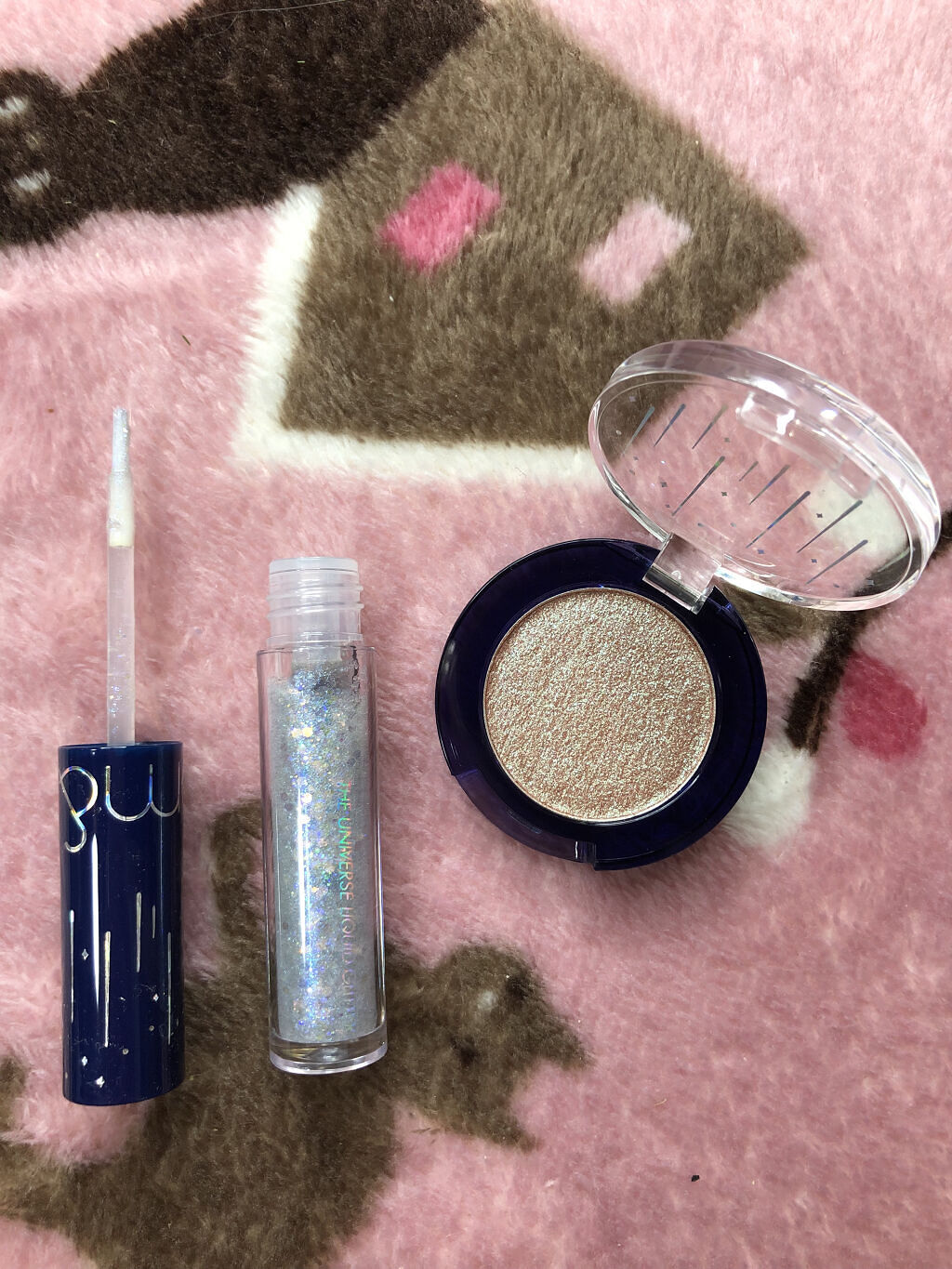 グリッター シャドウ カラー/rom&nd/グリッターを使ったクチコミ（2枚目）