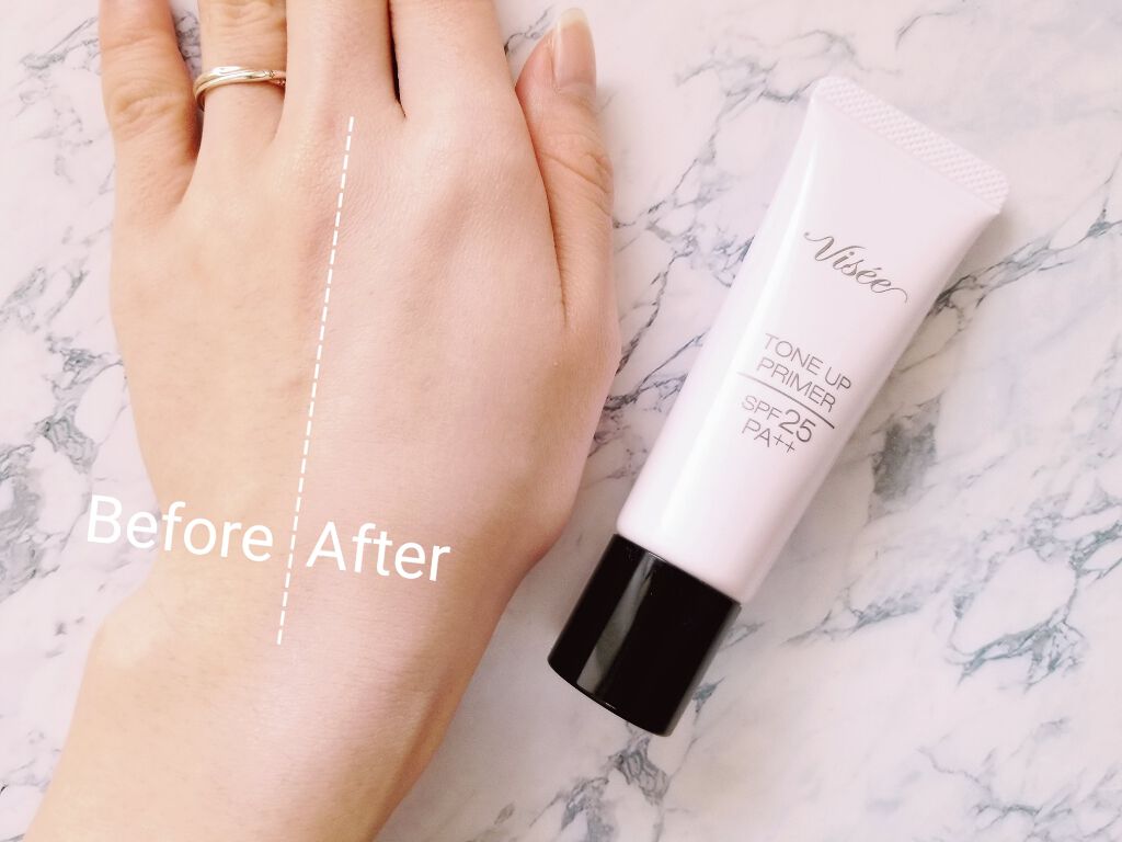 トーンアップ プライマー/Visée/化粧下地を使ったクチコミ(3枚目)