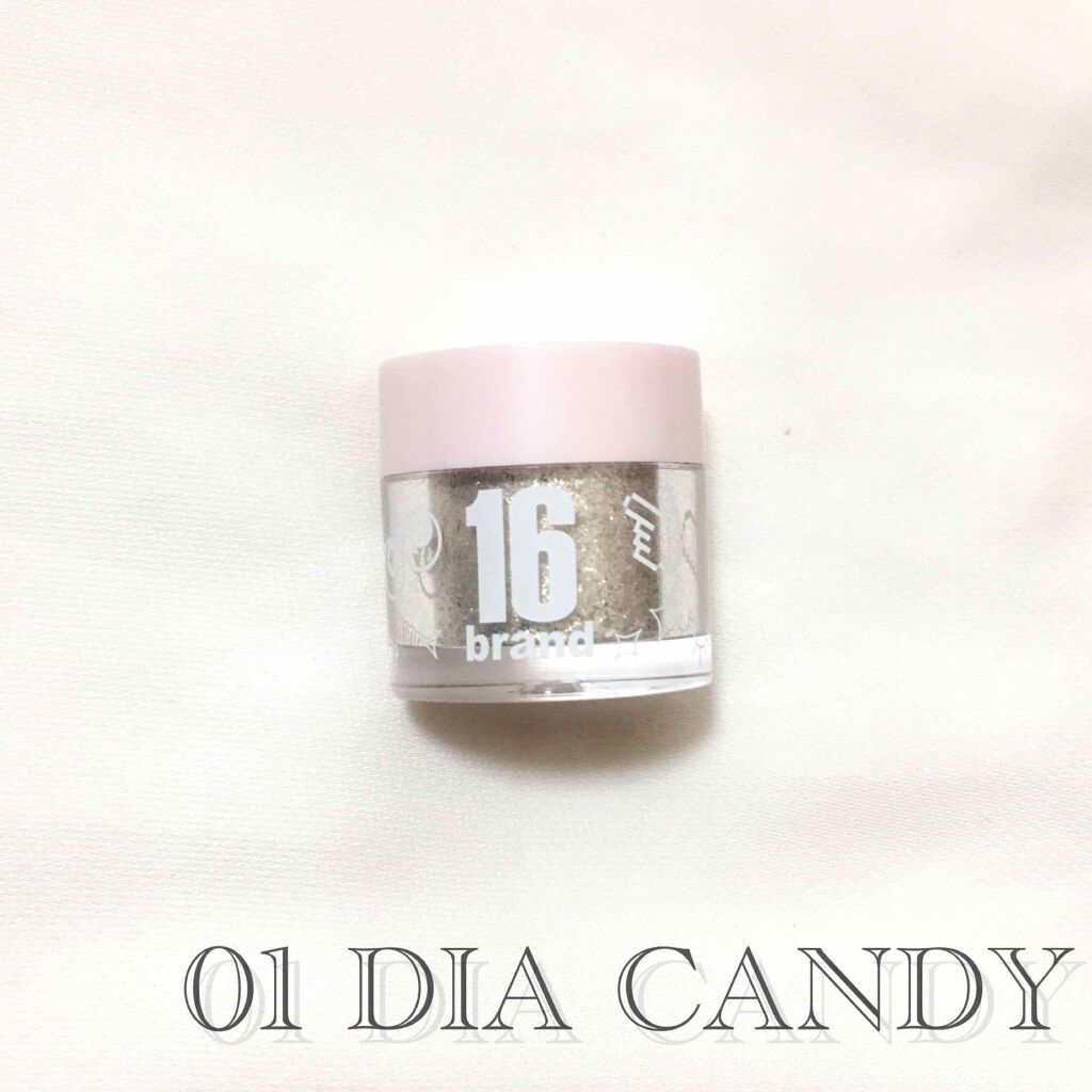 16CANDY ROCK PEAEL POWDER/16BRAND/単色アイシャドウを使ったクチコミ（2枚目）