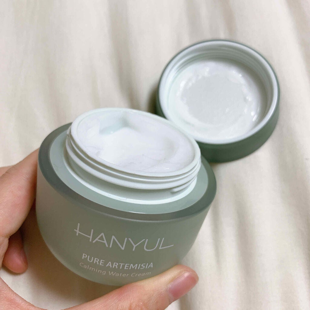 ピュアアルテミシア カーミングウォータークリーム/HANYUL(ハンユル)/フェイスクリームを使ったクチコミ(2枚目)
