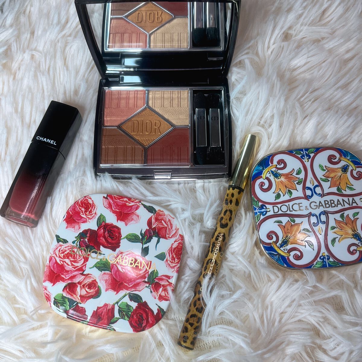 ブラッシュオブローズ ルミナスチークカラー 110/DOLCE&GABBANA BEAUTY/パウダーチークを使ったクチコミ（1枚目）