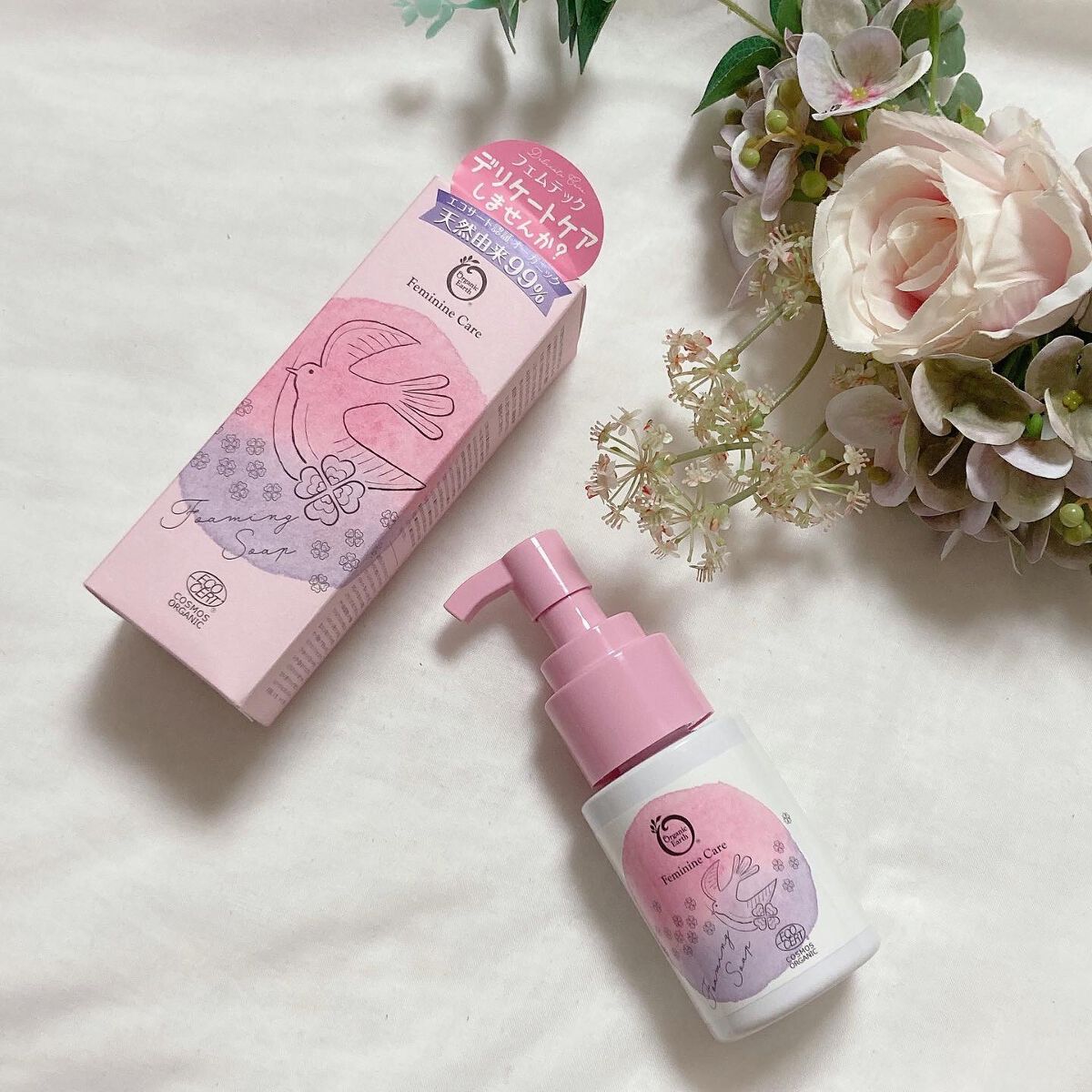 フェムケア フォーミングソープ/オーガニックアース/デリケートゾーンケアを使ったクチコミ(1枚目)