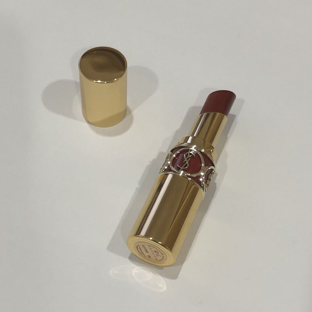 ルージュ ヴォリュプテ シャイン/YVES SAINT LAURENT BEAUTE/口紅を使ったクチコミ（2枚目）