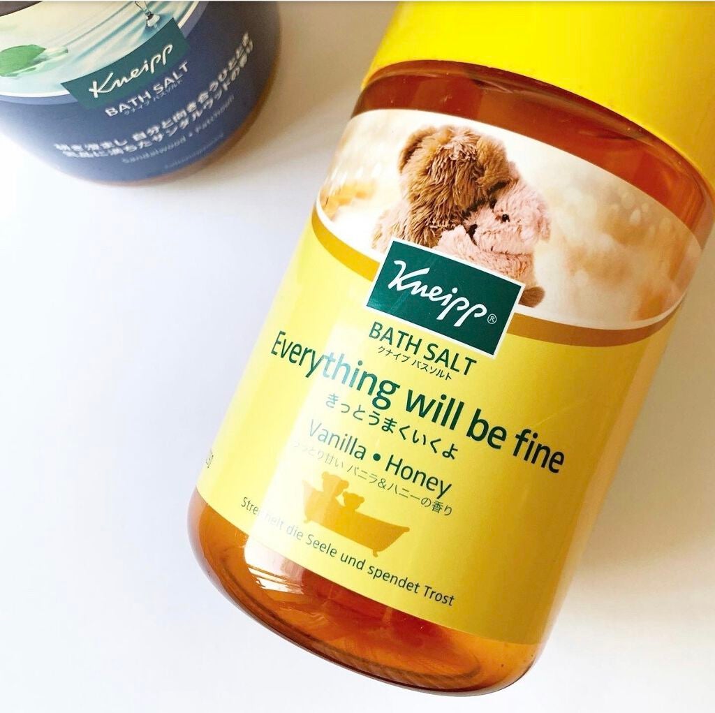 クナイプ バスソルト バニラ&ハニーの香り/クナイプ/無機塩系入浴剤を使ったクチコミ(1枚目)