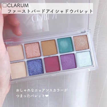 ファーストバードアイシャドウパレット/CLARUM/アイシャドウパレットを使ったクチコミ（2枚目）