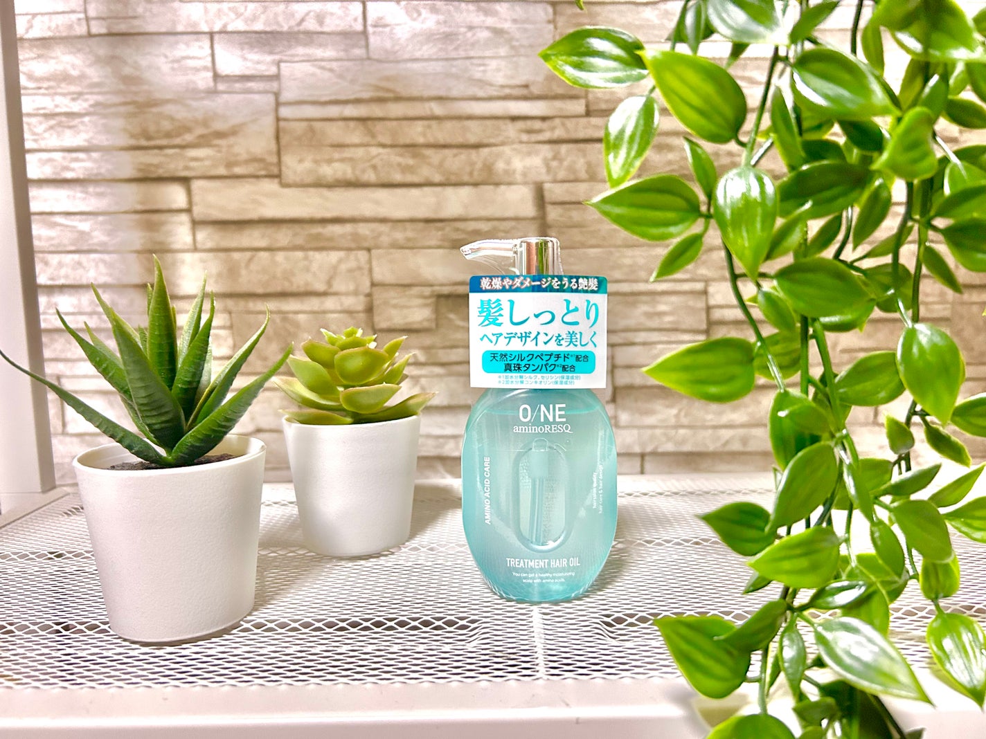 ワン アミノレスキュー トリートメントヘアオイル/アミノレスキュー/ヘアオイルを使ったクチコミ(1枚目)