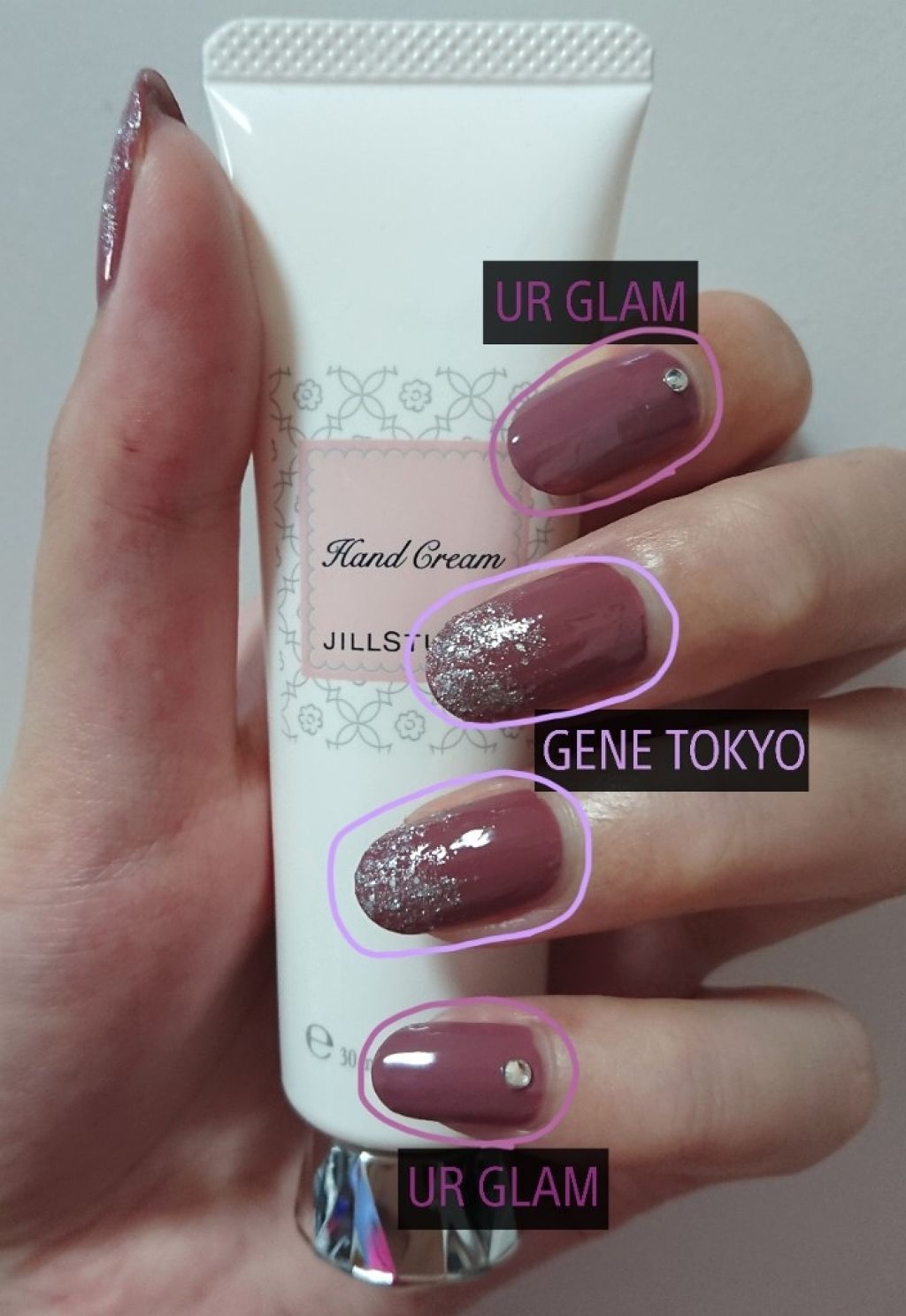 gene TOKYO ネイル ローズピンク/DAISO/マニキュアを使ったクチコミ（2枚目）