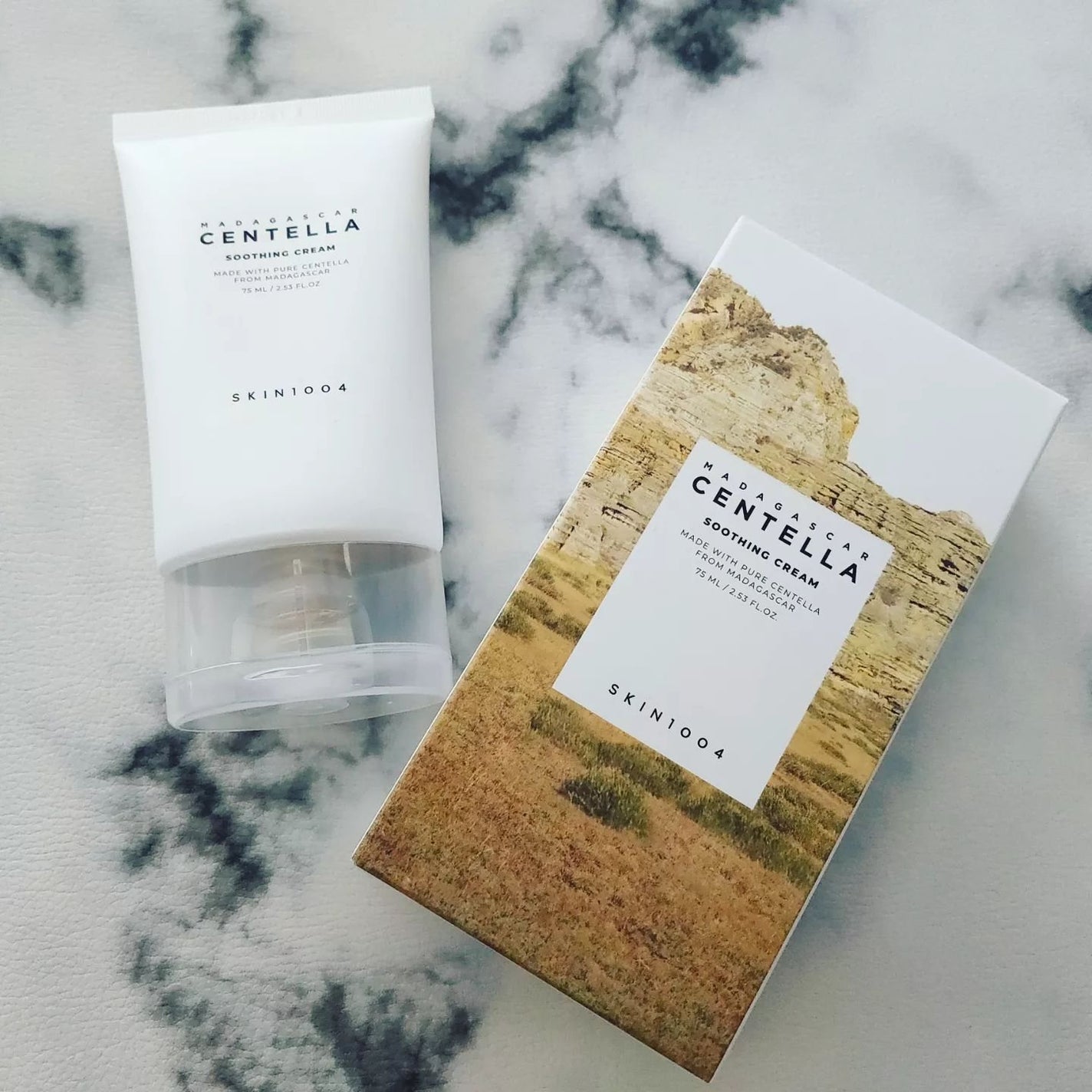 センテラ スージングクリーム/SKIN1004/フェイスクリームを使ったクチコミ(1枚目)