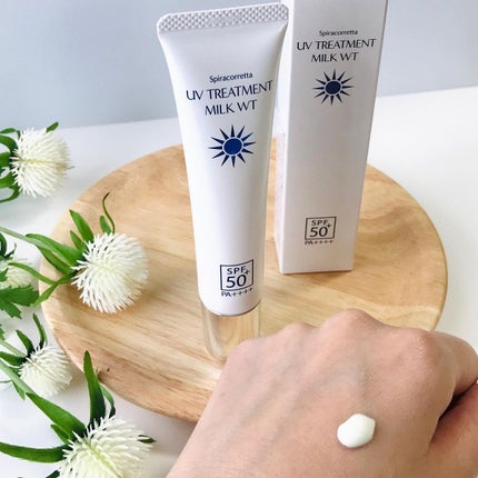 スピラコレッタ UVトリートメントミルクWTSP /日本ライフ製薬/化粧下地を使ったクチコミ(4枚目)