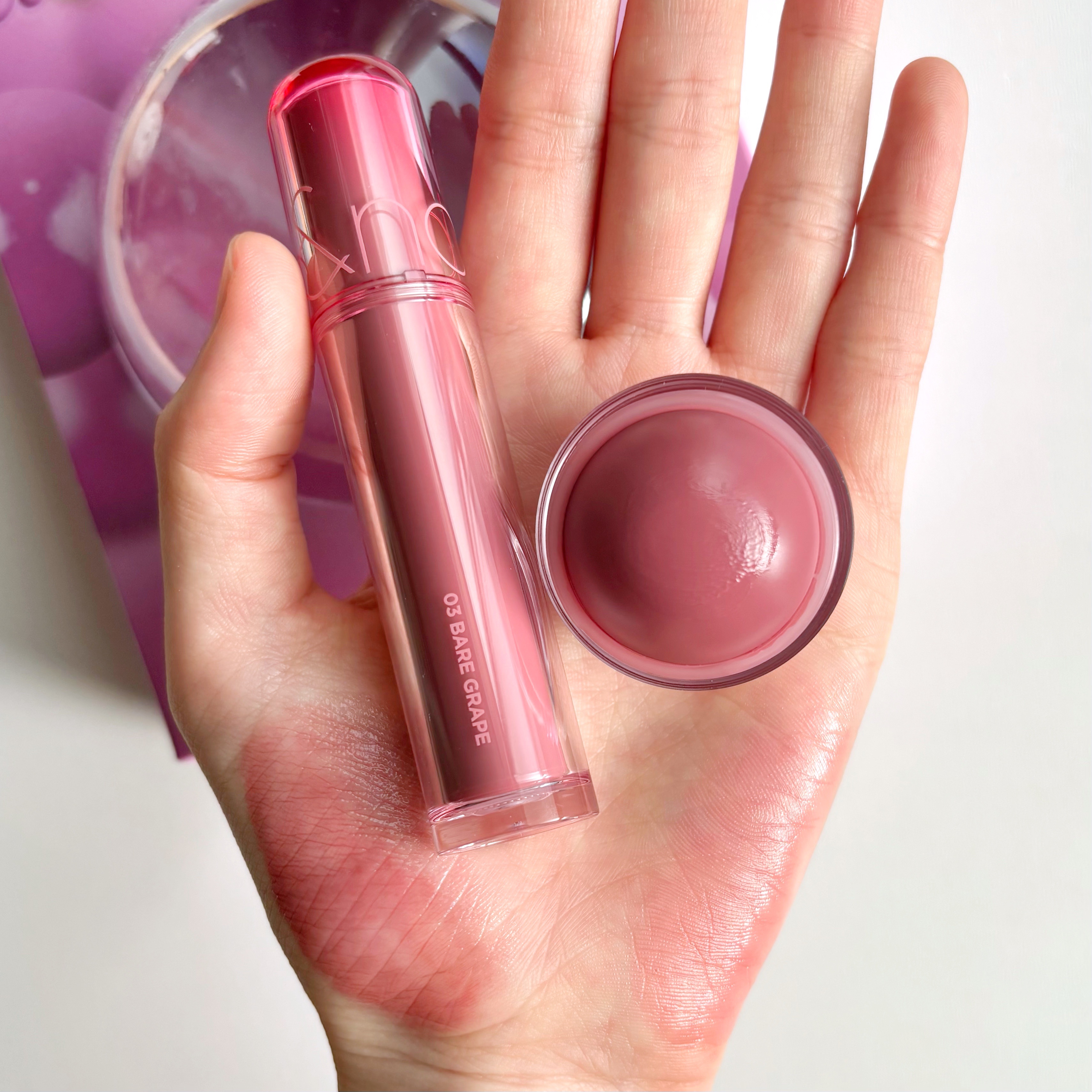 ザ ジューシーラスティングティント/rom&nd/リップティントを使ったクチコミ（3枚目）