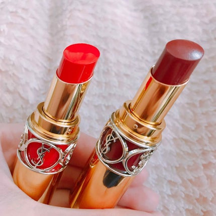 ルージュ ヴォリュプテ シャイン/YVES SAINT LAURENT BEAUTE/口紅を使ったクチコミ(2枚目)