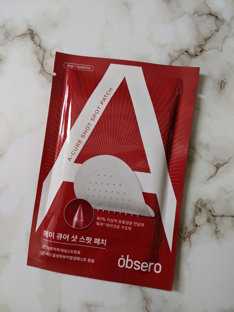 エーキュアショットスポットパッチ/obsero/にきびパッチを使ったクチコミ(2枚目)