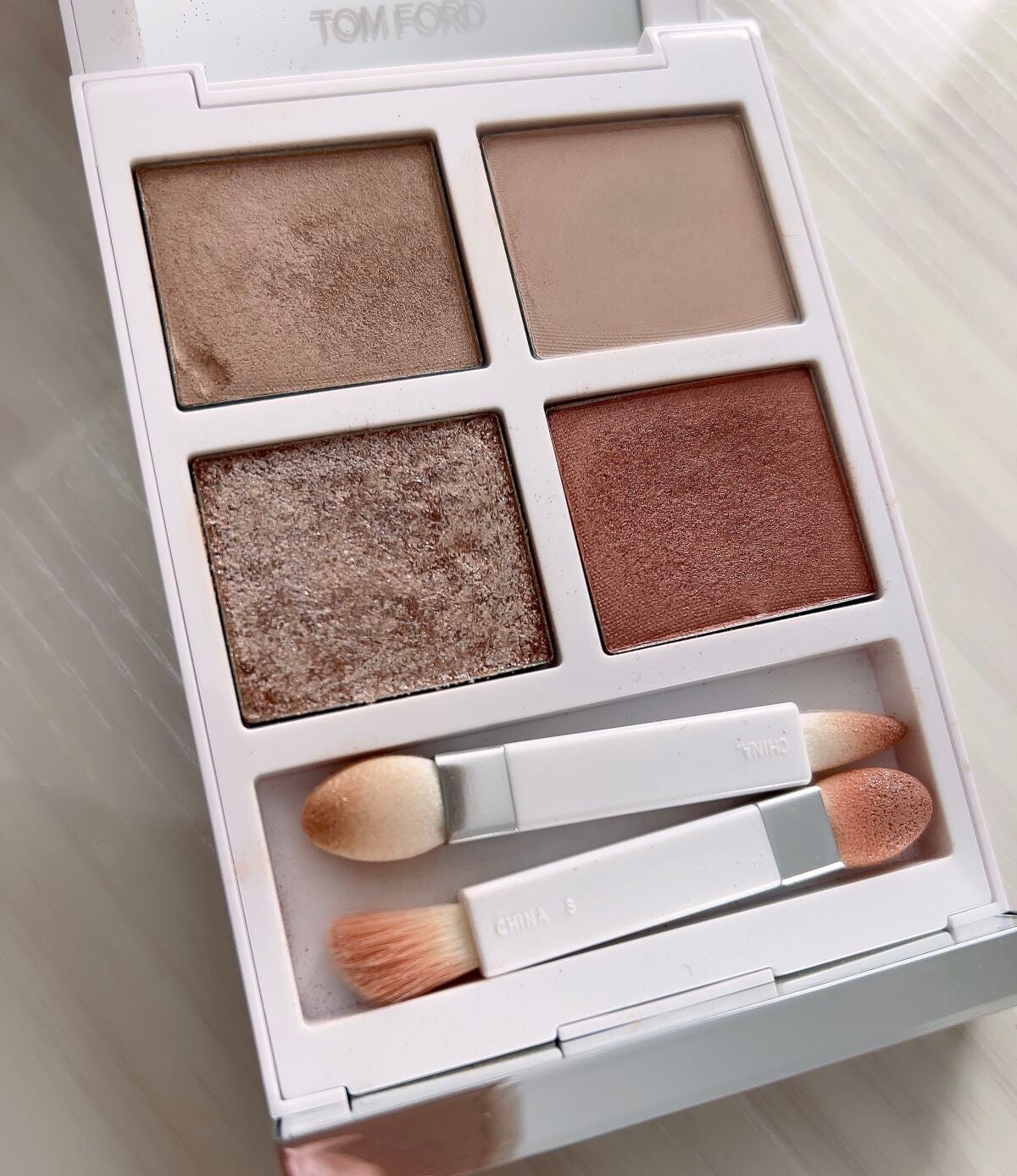 ソレイユ アイ カラー クォード/TOM FORD BEAUTY/アイシャドウパレットを使ったクチコミ(3枚目)