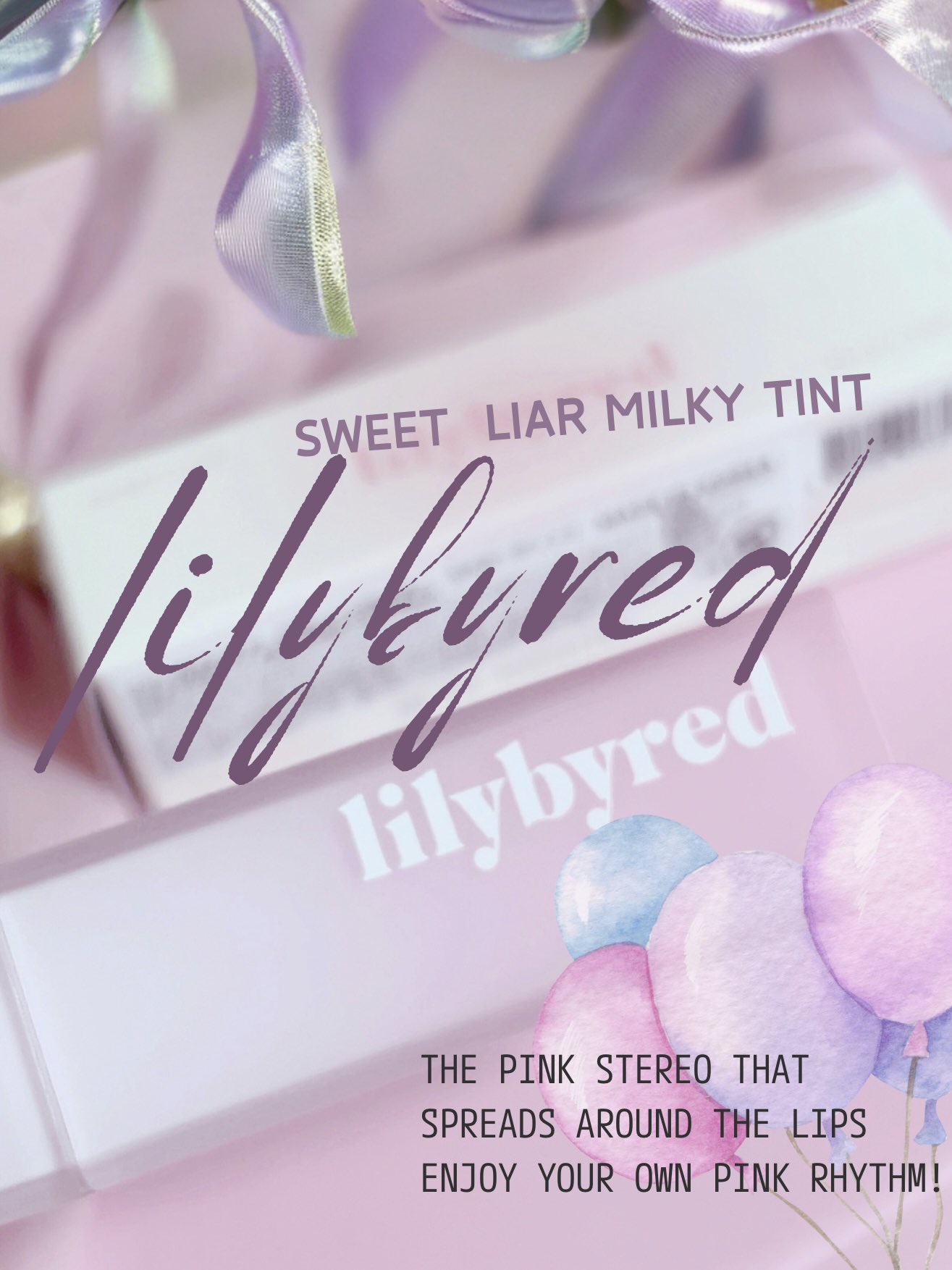 スウィート ライアー ミルキー ティント 02 ローズカスタード(Rose Custard)/lilybyred/口紅を使ったクチコミ（1枚目）