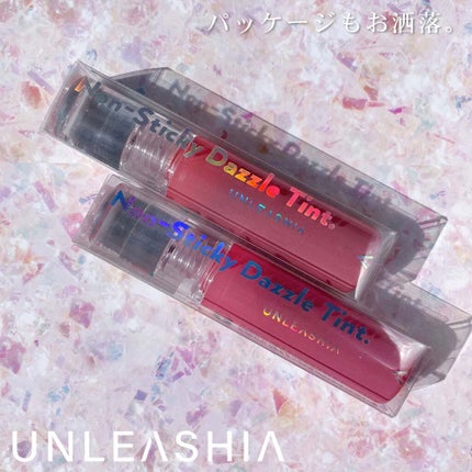 ノンスティッキーダズルティント/unleashia/リップティントを使ったクチコミ(5枚目)