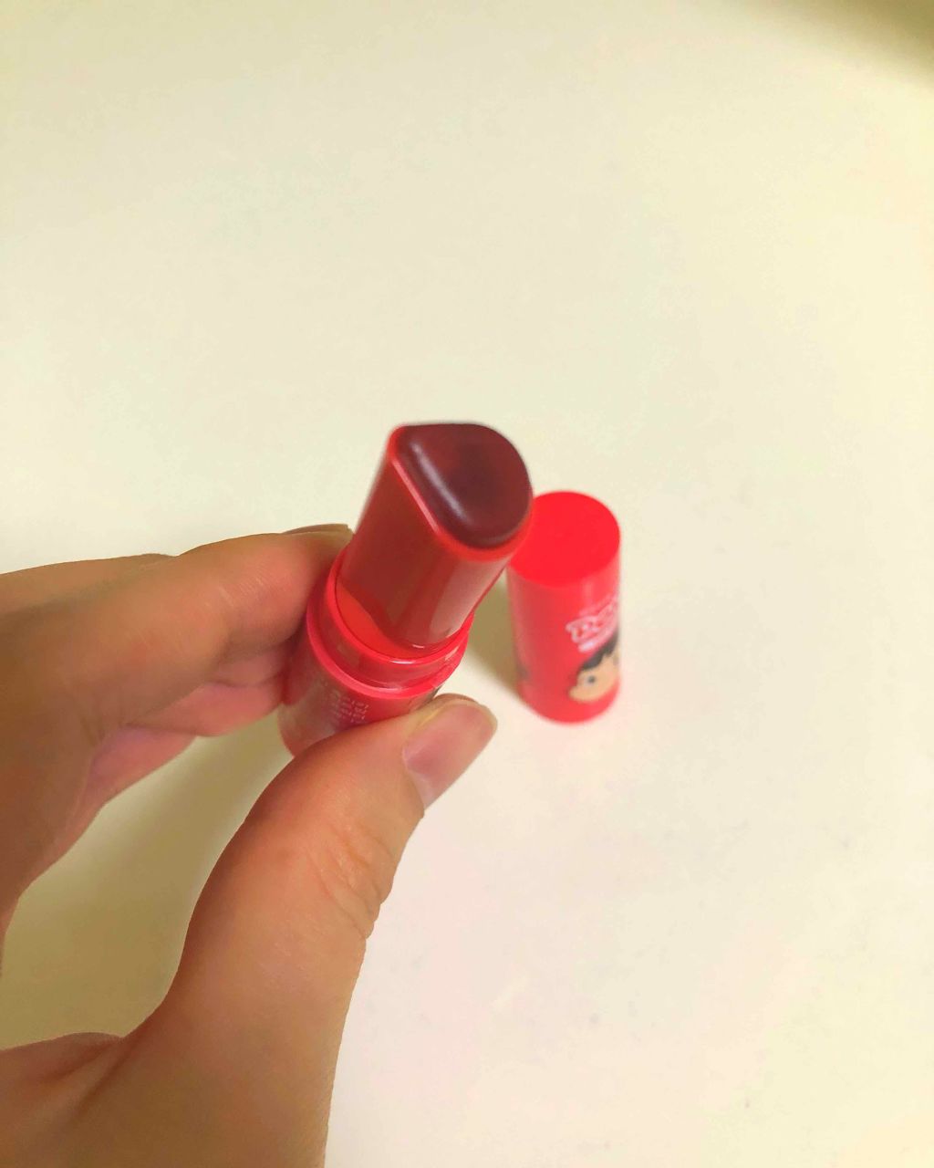 スイートペコエディション ウォータードロップ ティント バーム/HOLIKA HOLIKA/口紅を使ったクチコミ（2枚目）