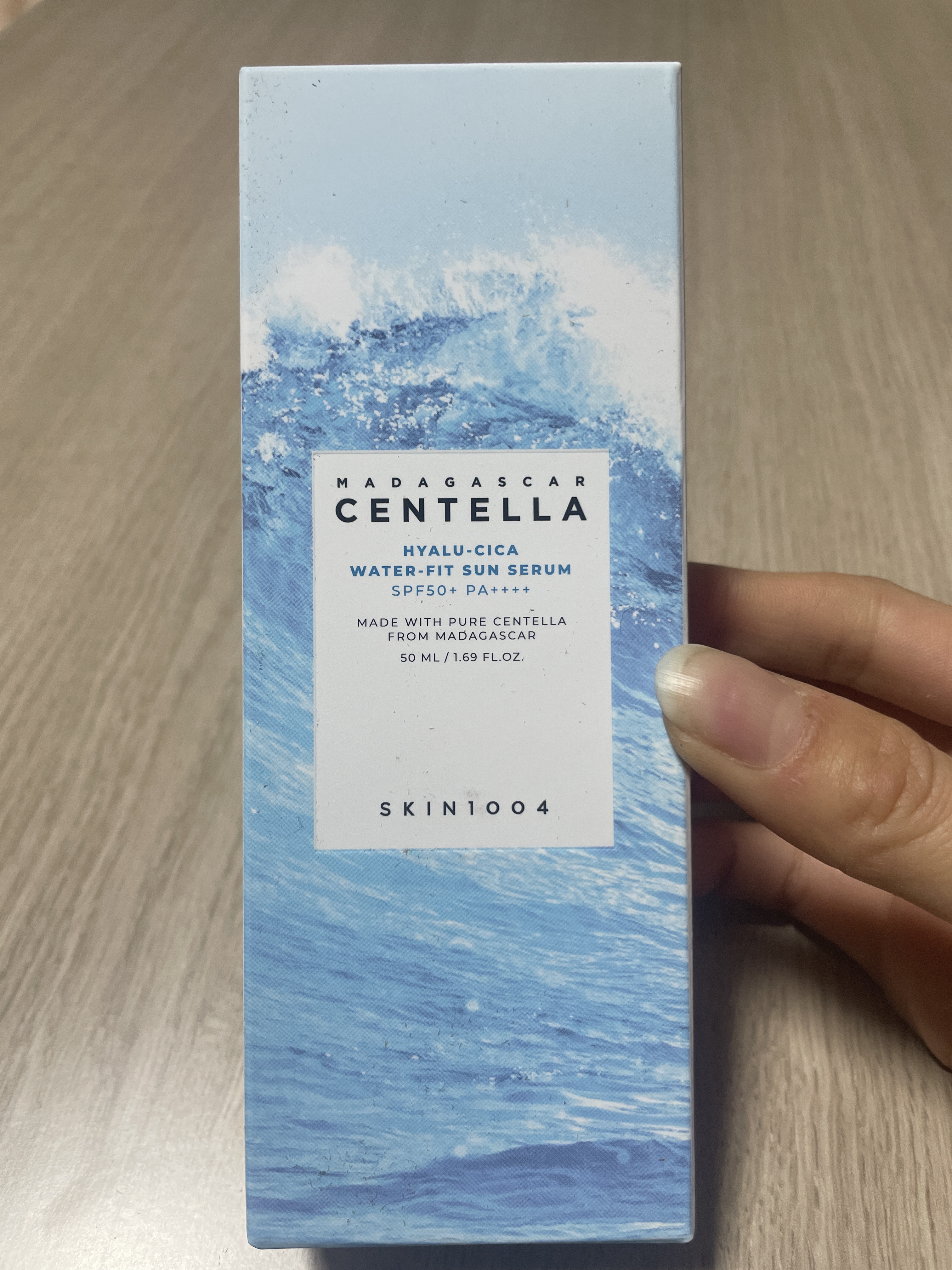 ヒアルーシカ ウォーターフィット サンセラム/SKIN1004/日焼け止めローションを使ったクチコミ（1枚目）