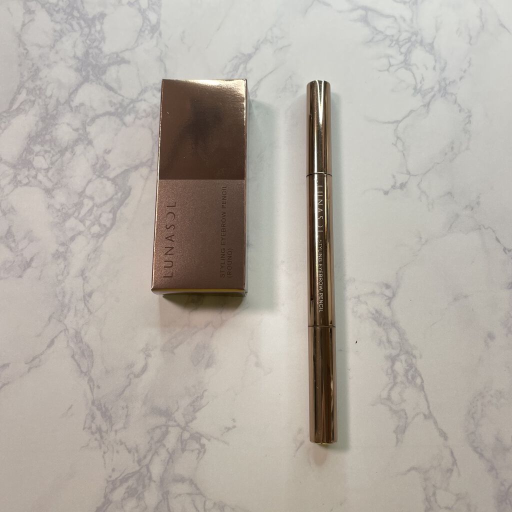 スタイリングアイブロウペンシル（ラウンド）/LUNASOL/アイブロウペンシルを使ったクチコミ（1枚目）
