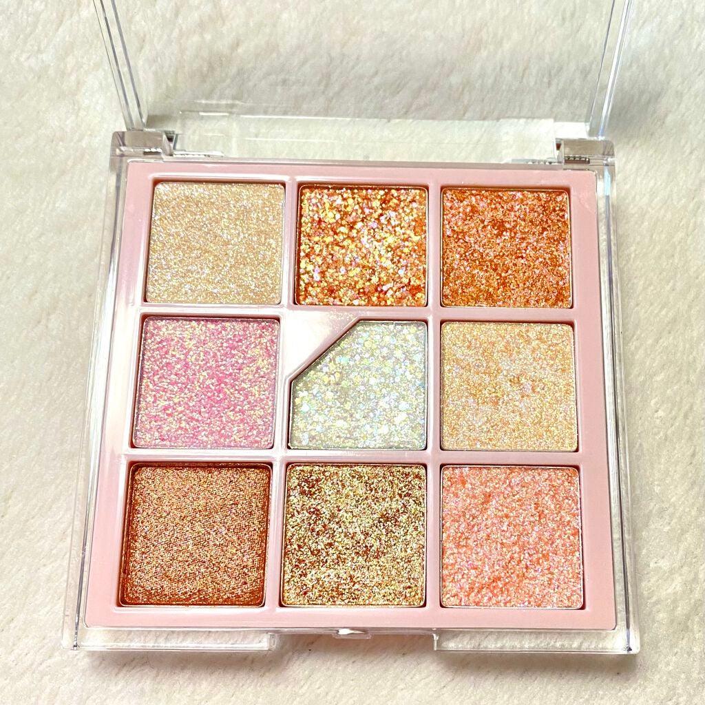 グリッターペディアアイパレット/unleashia/アイシャドウパレットを使ったクチコミ(5枚目)