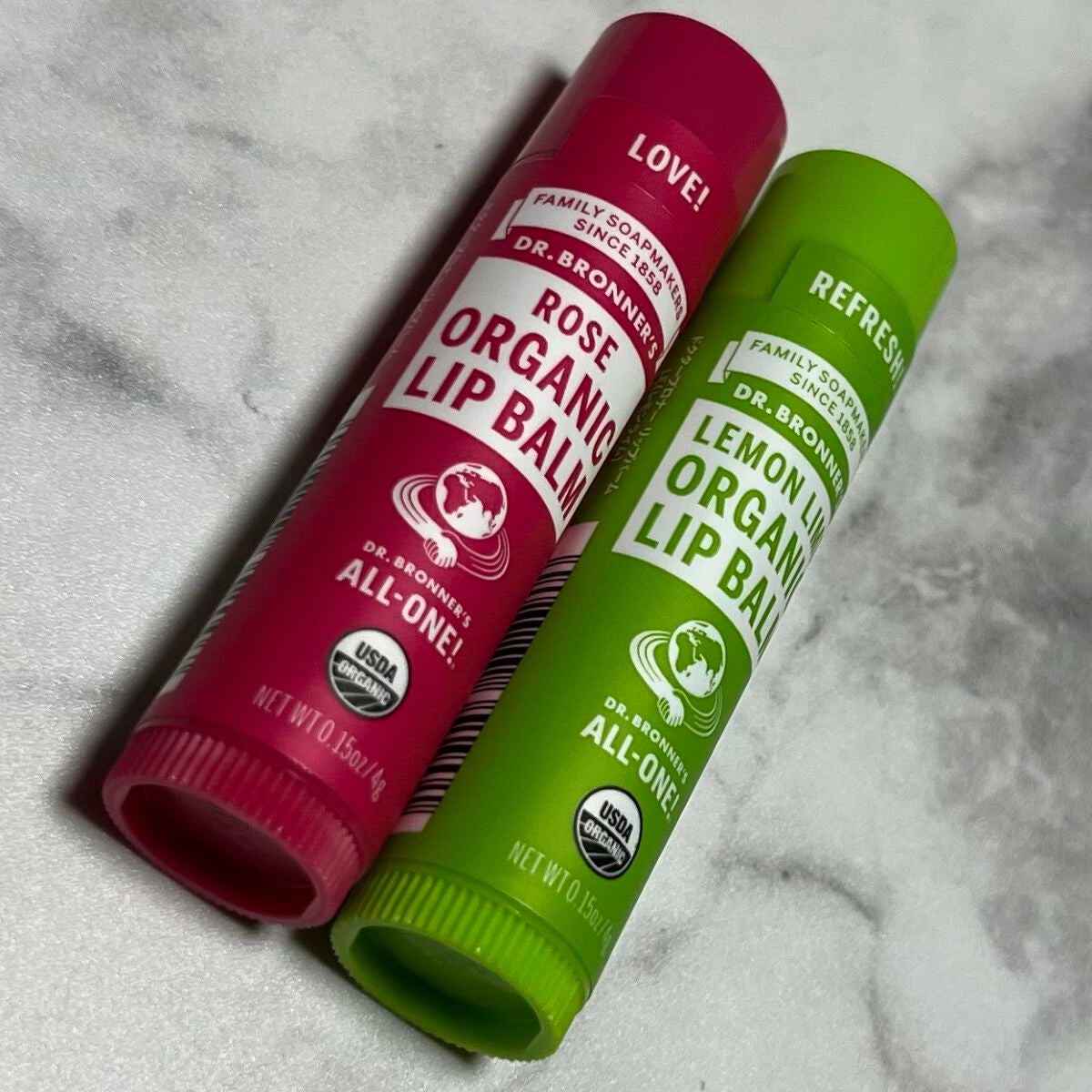 マジック オーガニックリップバーム/ドクターブロナー/リップバームを使ったクチコミ(3枚目)