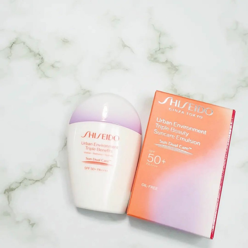 アーバン トリプル ビューティ サンケア エマルジョン/SHISEIDO/日焼け止めミルクを使ったクチコミ（1枚目）