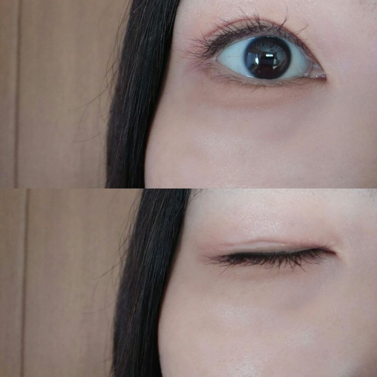 描くふたえアイライナー/CEZANNE/リキッドアイライナーを使ったクチコミ（3枚目）
