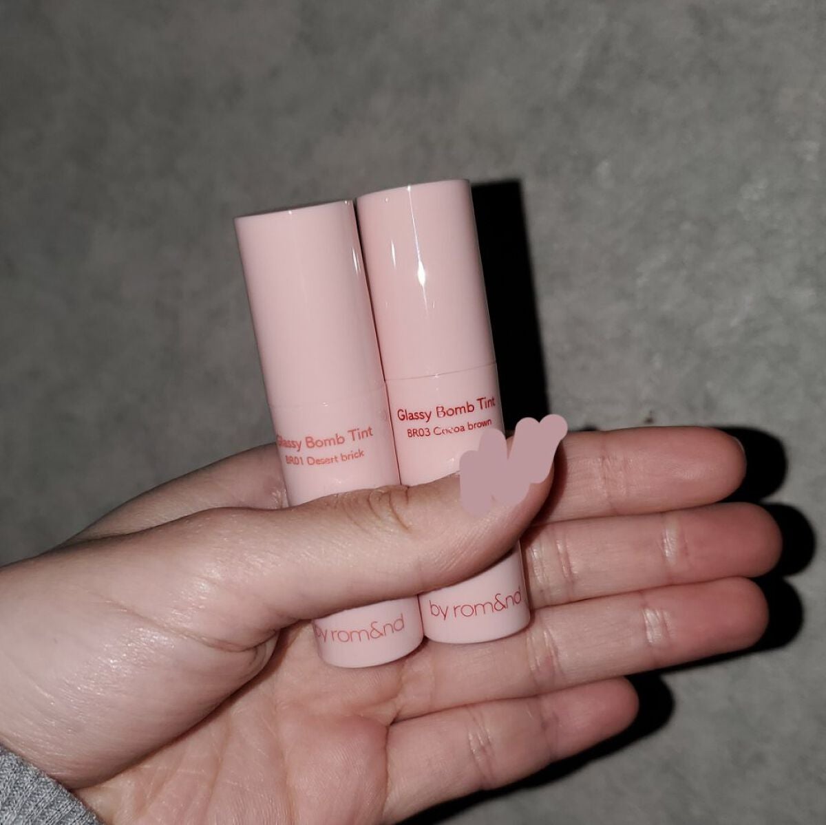 ジューシーラスティングティント/rom&nd/リップティントを使ったクチコミ(2枚目)