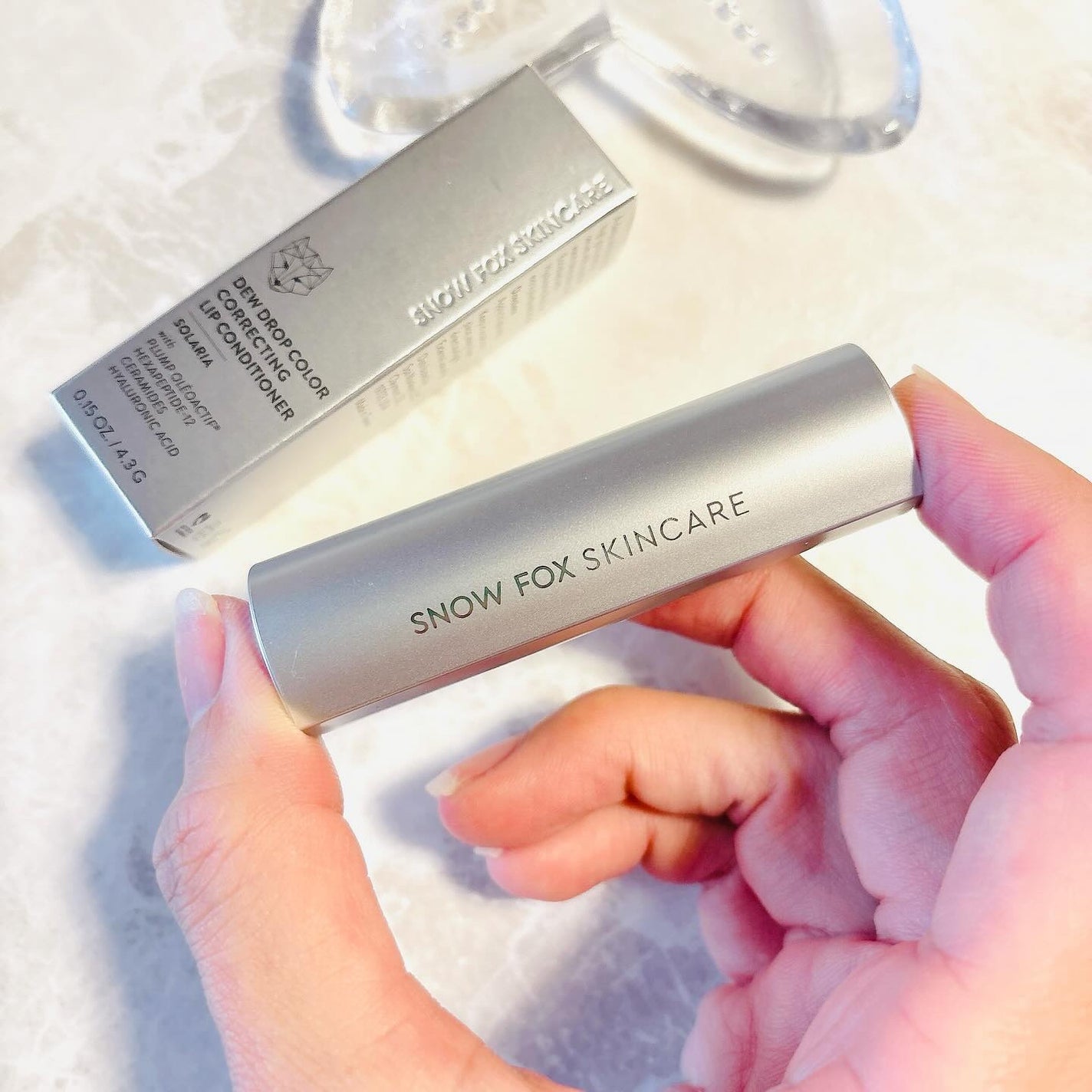 ソラリア リップ カラーコレクト コンディショナー/SNOW FOX SKINCARE/リップクリームを使ったクチコミ(2枚目)