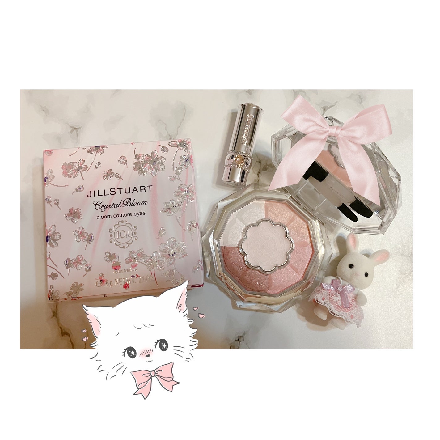 ジルスチュアート クリスタルブルーム ブルームクチュール アイズ/JILL STUART/アイシャドウパレットを使ったクチコミ(1枚目)