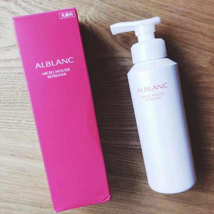 マイクロムース リフレッシャー 本体 160g/ALBLANC/泡洗顔を使ったクチコミ(3枚目)