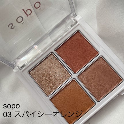 アイパレット/sopo/アイシャドウパレットを使ったクチコミ(2枚目)